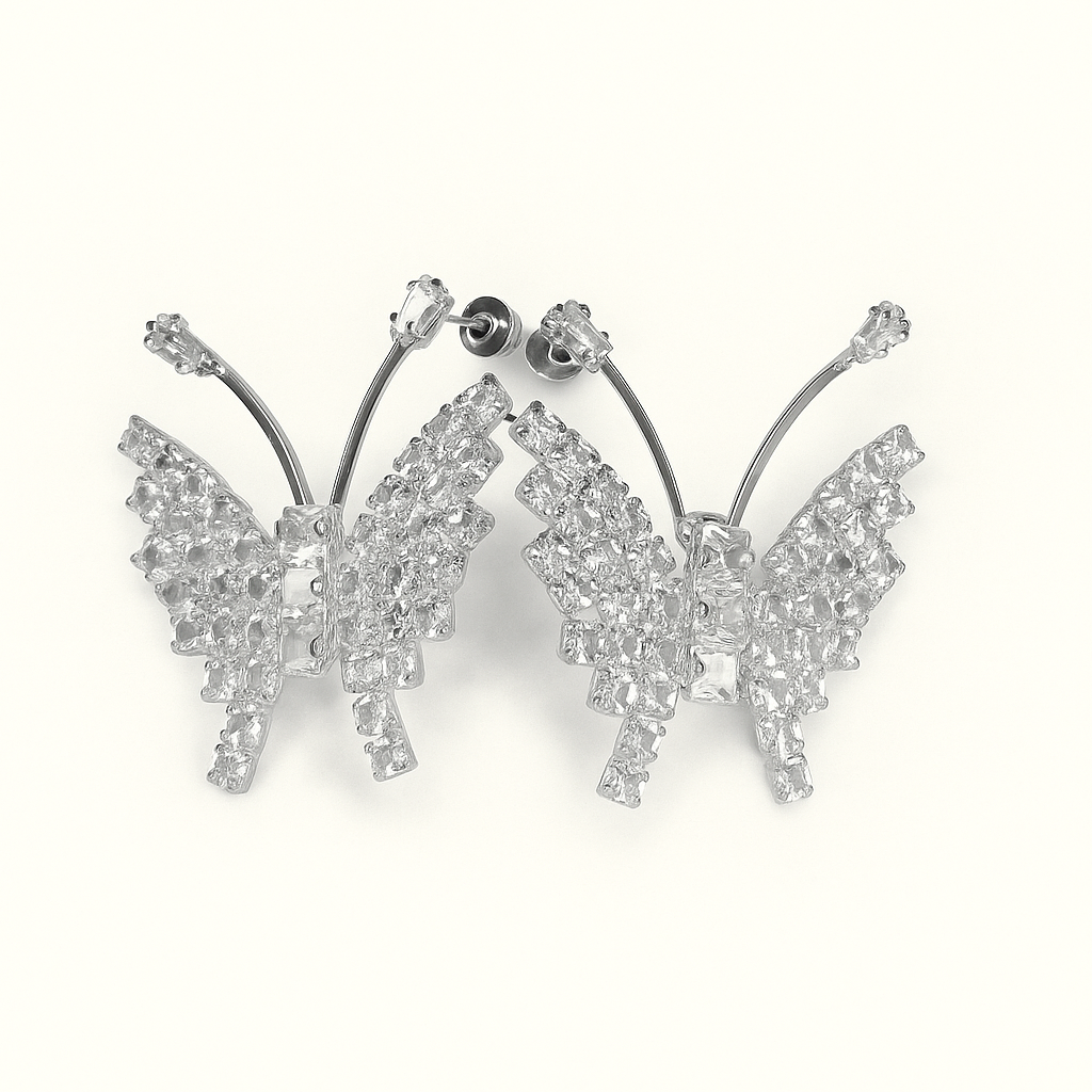 Butterfly Dreams Zircon Earring - Image 2