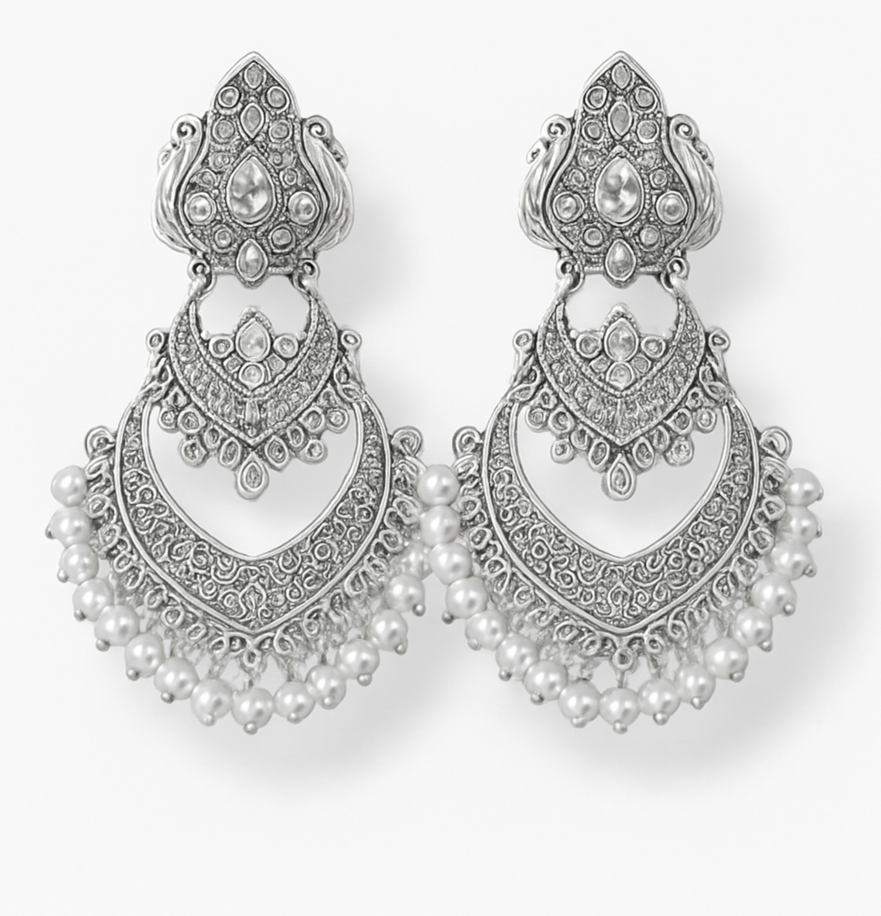 Maharani Kundan Chandbalis - Image 3