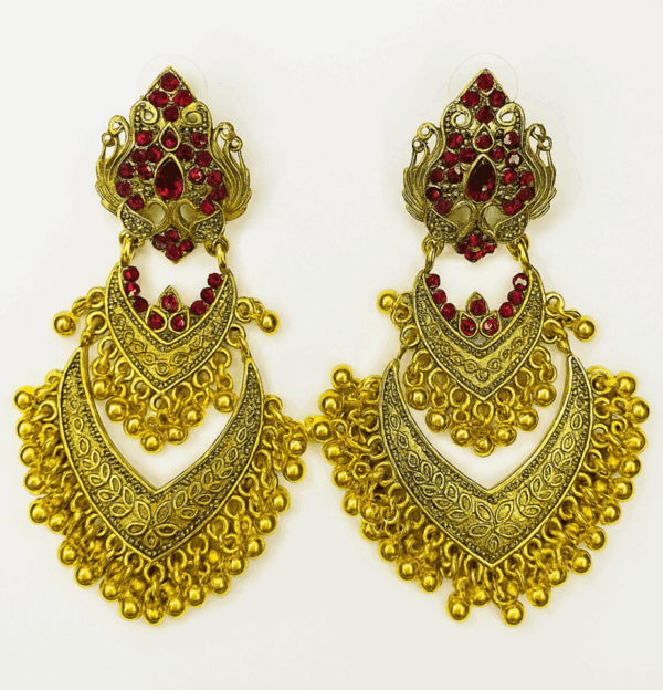 Maharani Kundan Chandbalis - Image 2