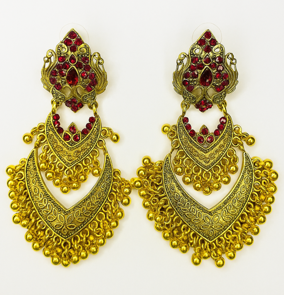 Maharani Kundan Chandbalis - Image 2